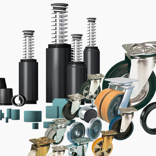 Gasdruckfeder, Stoßdämpfer, Normteile, Räder, Rollen